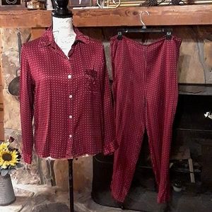 Victoria's Secret silk pajama set